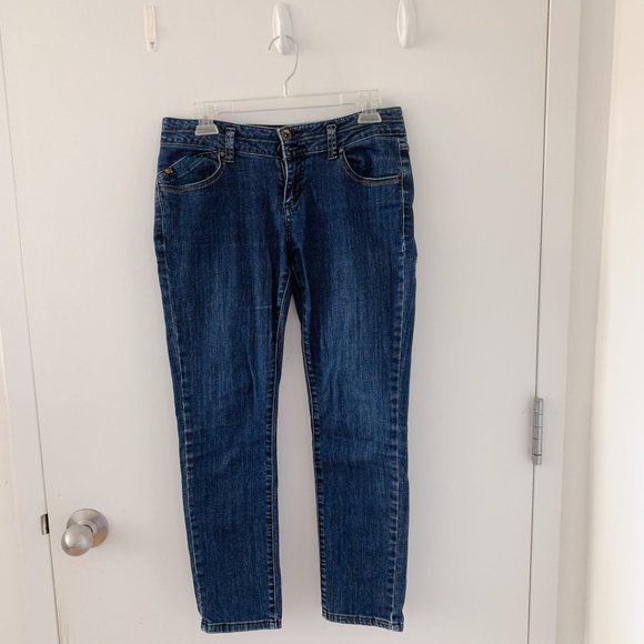 JECCI FIVE MID RISE SKINNY WOMEN'S JEANS Size L - Picture 2 of 3